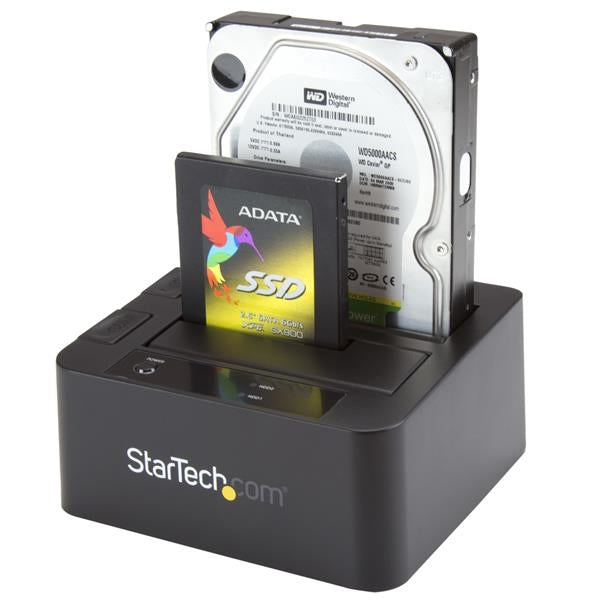 Docking Station Esata Usb 3.0 Con Uasp De 2 Bahías Para Disco Duro O Ssd Sata De 2.5 O 3.5 Pulgadas - Startech.Com Mod. Sdock2U33Eb