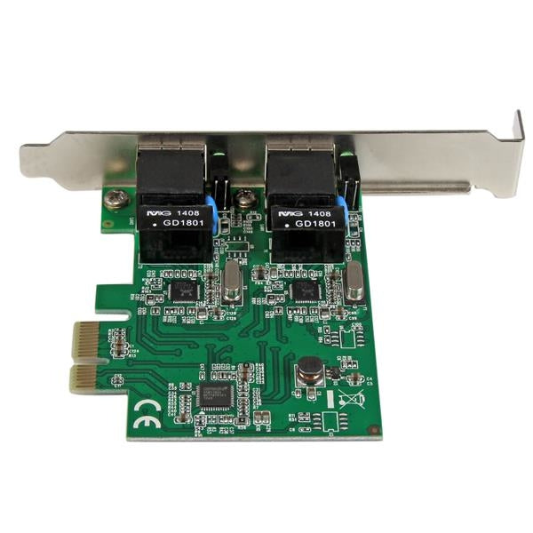 Adaptador Tarjeta De Red Nic Pci Express Pci-E De 2 Puertos Gigabit Ethernet - 2X Rj45 Hembra - Startech.Com Mod. St1000Spexd4