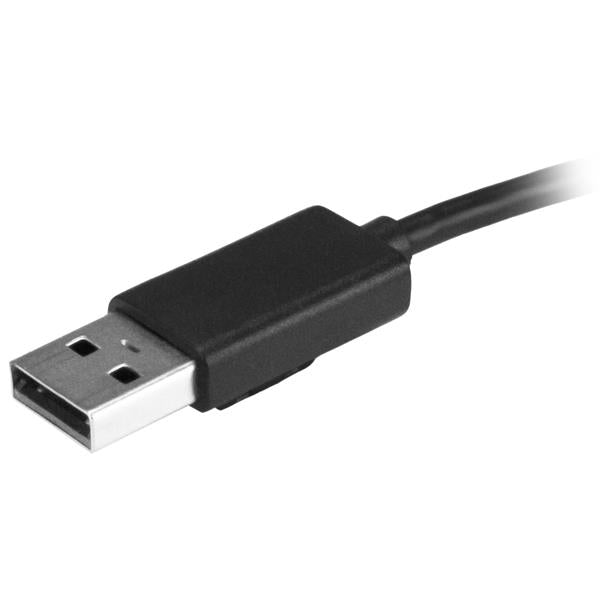 Concentrador Usb Startech.Com St4200Mini2 2.0 480 Mbit/S Negro Plata Puertos