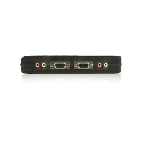 Juego De Conmutador Switch Kvm 4 Puertos Video Vga Usb 2.0 Con Cables Y Audio - 5X Hd15 Hembra - 2X Usb A Hembra - 2048X1536 - Startech.Com Mod. Sv411Kusb