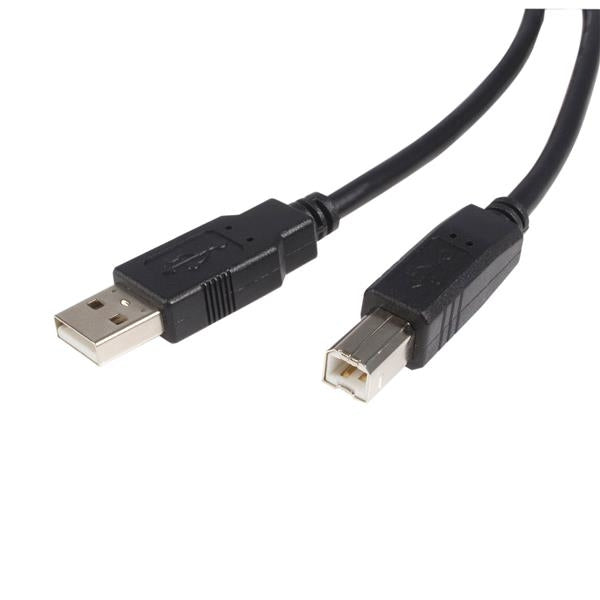 Cable Usb 2.0 Certificado De 4.5 Metros Para Impresora - 1X Usb A Macho - 1X Usb B Macho - Adaptador Negro - Startech.Com Mod. Usb2Hab15