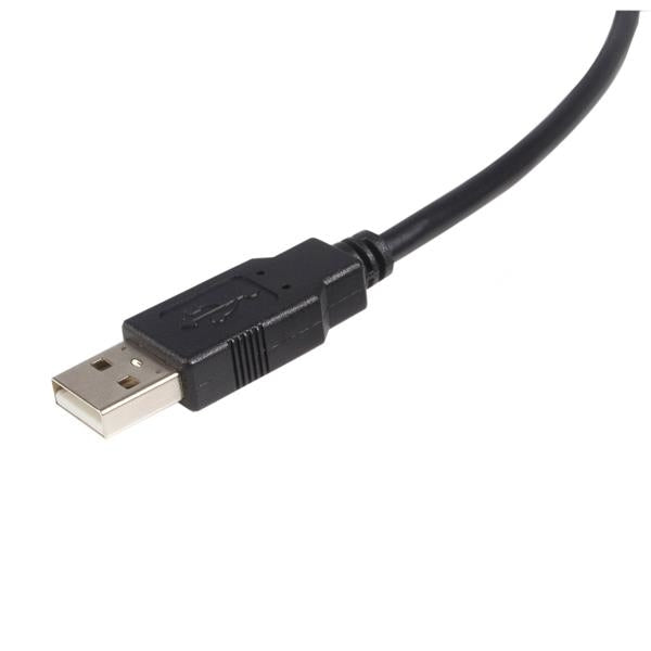 Cable Usb 2.0 Certificado De 4.5 Metros Para Impresora - 1X Usb A Macho - 1X Usb B Macho - Adaptador Negro - Startech.Com Mod. Usb2Hab15