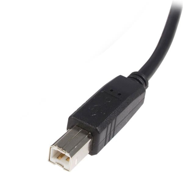 Cable Usb 2.0 Certificado De 4.5 Metros Para Impresora - 1X Usb A Macho - 1X Usb B Macho - Adaptador Negro - Startech.Com Mod. Usb2Hab15