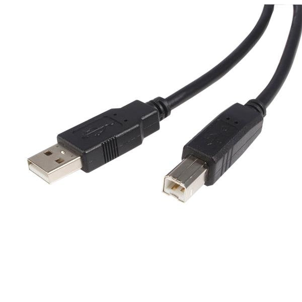 Cable Usb 2.0 Certificado De 1.8 Metros Para Impresora - 1X Usb A Macho - 1X Usb B Macho - Negro - Startech.Com Mod. Usb2Hab6