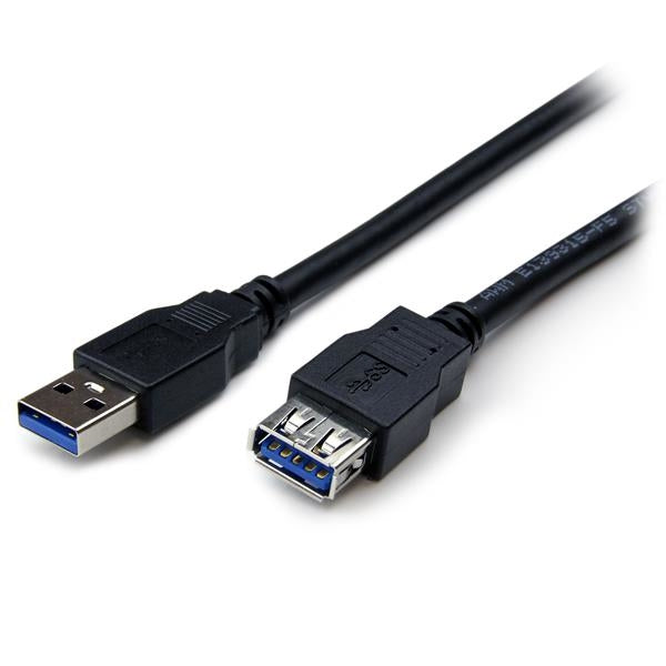 Cable Usb 3.0 De 2M Extensor Alargador - Usb A Macho A Hembra - Startech.Com Mod. Usb3Sext2Mbk