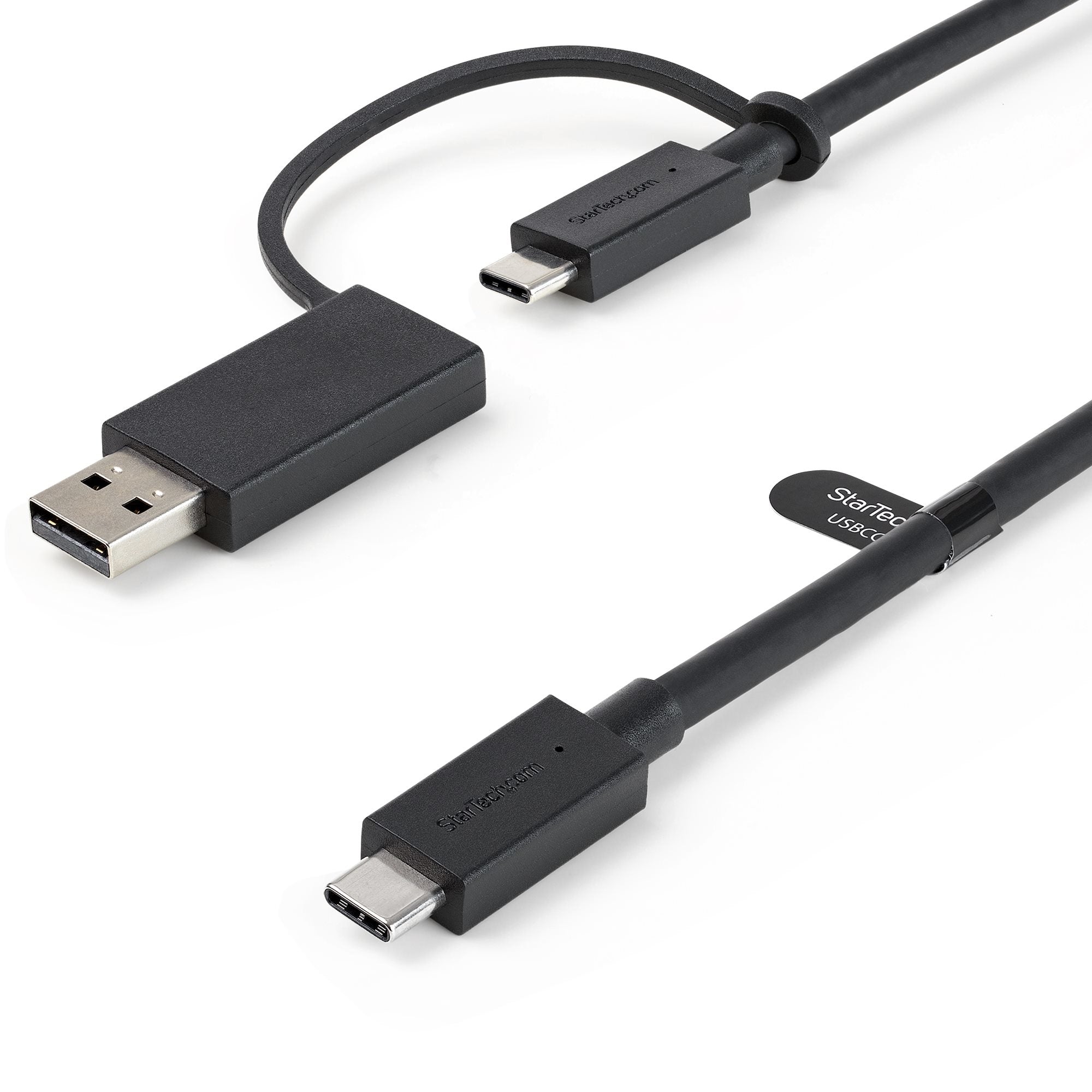 Cable Usb Tipo C De 1M Con Adaptador Usb-A, Usb-C A C , Usb-A A C, Cable Usb C 2 En 1 Para Docks Hibridas - Startech.Com Mod. Usbccadp