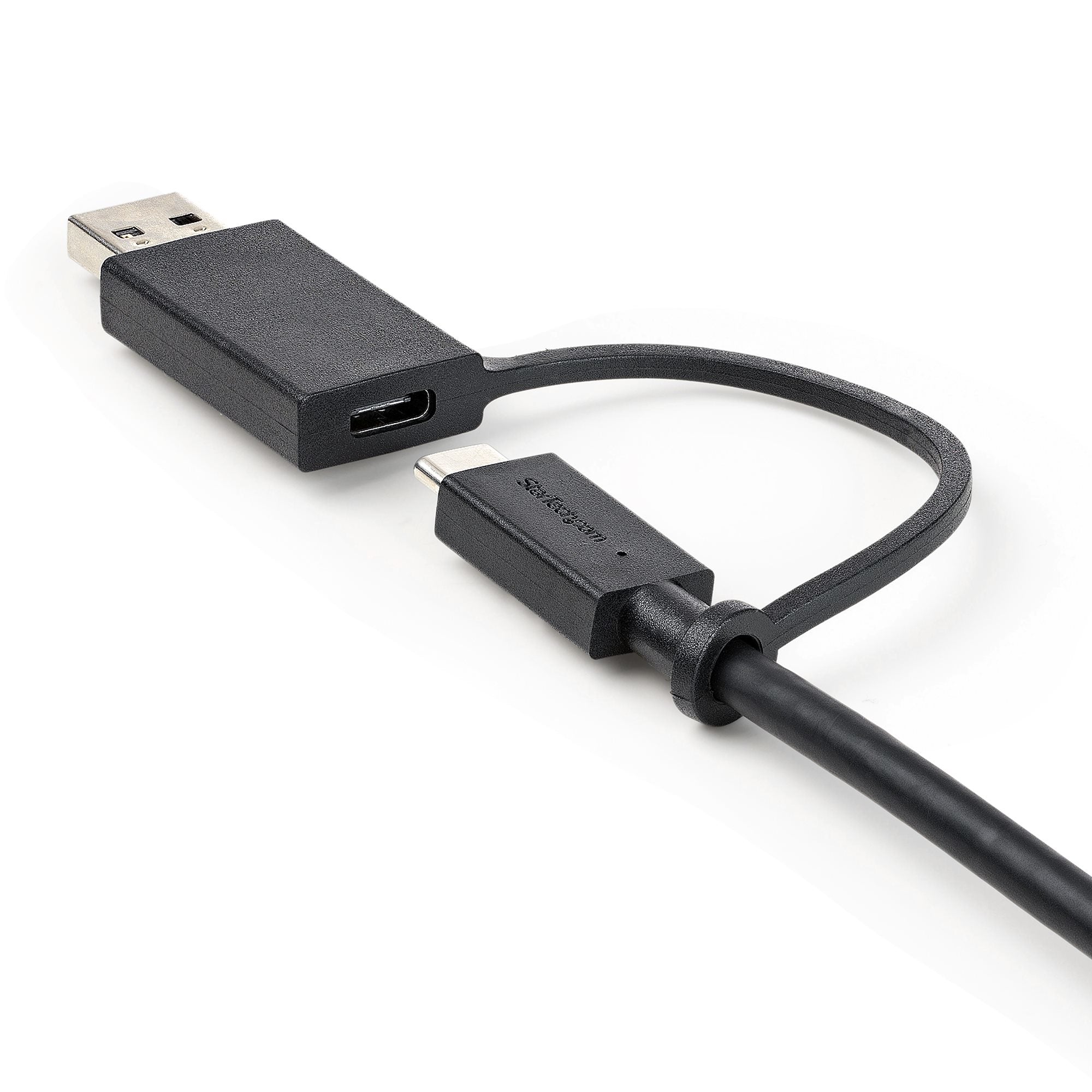 Cable Usb Tipo C De 1M Con Adaptador Usb-A, Usb-C A C , Usb-A A C, Cable Usb C 2 En 1 Para Docks Hibridas - Startech.Com Mod. Usbccadp