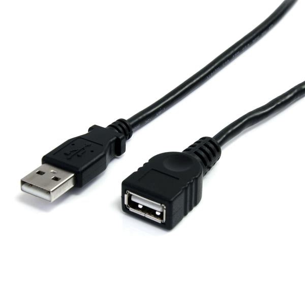 Cable Usb Startech.Com Usbextaa10Bk De Extensión 3 M A Macho/Hembra Negro