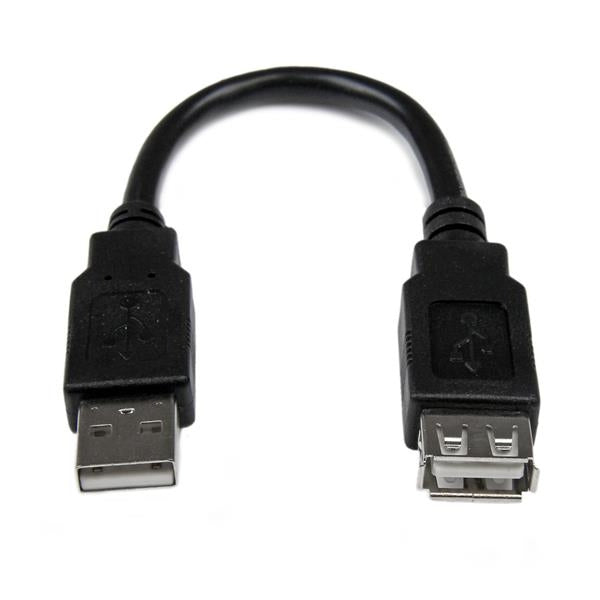 Cable Extensor Usb 2.0 Macho A Hembra De 15Cm - Startech.Com Mod. Usbextaa6In