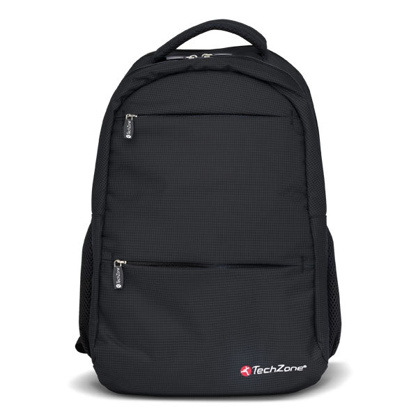 Mochila Techzone Tz18Lbp01-Negro Backpack Warrior Garantía Ilimitada De Por Vida Cierres Autorreparables Laptop 15.6 Pulgadas