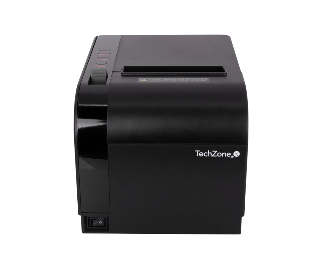Impresora Térmica Techzone Tzbe301 Termica De 80Mm Vel 300Mm/S 576 Dpi´S Usb-Serial-Rj45-Rj11 Cortador Automatico Año Garantía