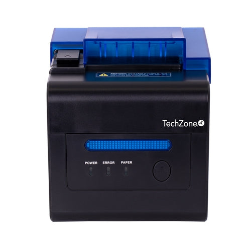 Impresora Térmica Techzone Tzbe302E Termica De 80Mm Vel 300Mm/S 203 Dpi´S Usb-Serial-Rj45-Rj11 Cortador Automatico Año Garantía