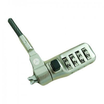 Candado De Combinación Techzone Tzccln17 Ultra Thin Tipo V-Bar Lock Wedge 1.8 M Longitud/3Mm Acero Inoxidable Recubierto En Vinilo Año Garantía.