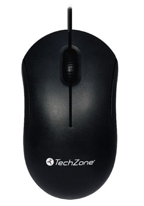 Mouse Techzone Tzmou01 Alámbrico Initially 1000 Dpi'S 3 Botones Longitud De Cable 1.2 M. Conexión Usb Año Garantía.