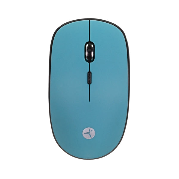 Mouse Inalámbrico Techzone Tzmouina02 Terra De 1600 Dp'Is 4 Botones Texturizado Rubber Color Verde Año Garantía.