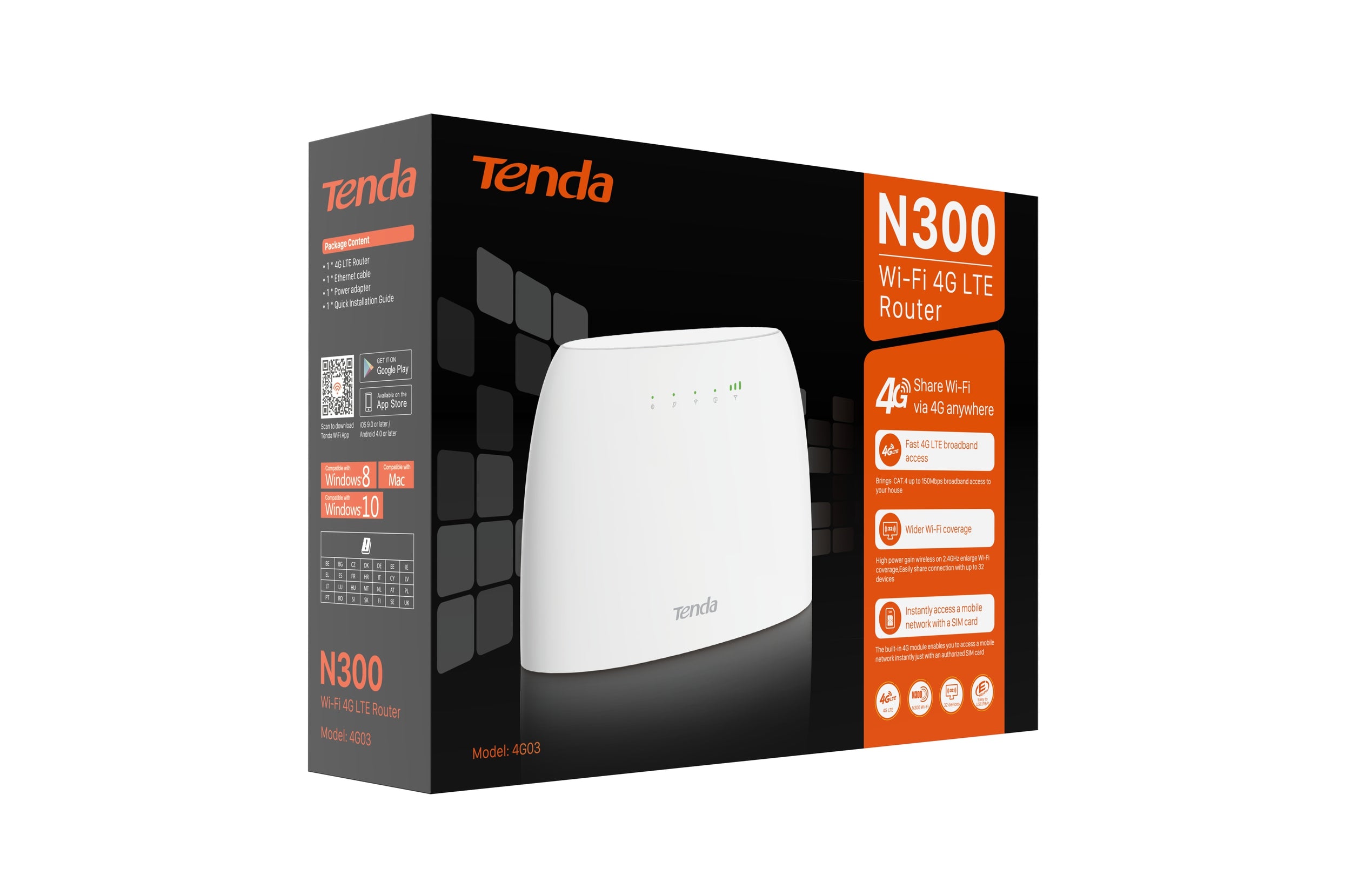 Router Tenda 4G03 Blanco