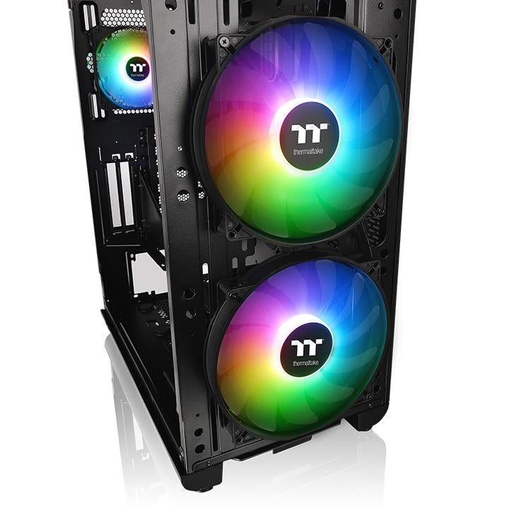 Gabinete Thermaltake View 37 Negro Media Torre E-Atx, Atx, Micro Atx, Mini Itx Acrilico Argb Gamer