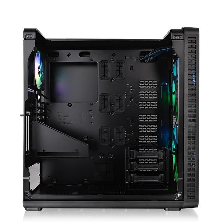 Gabinete Thermaltake View 37 Negro Media Torre E-Atx, Atx, Micro Atx, Mini Itx Acrilico Argb Gamer