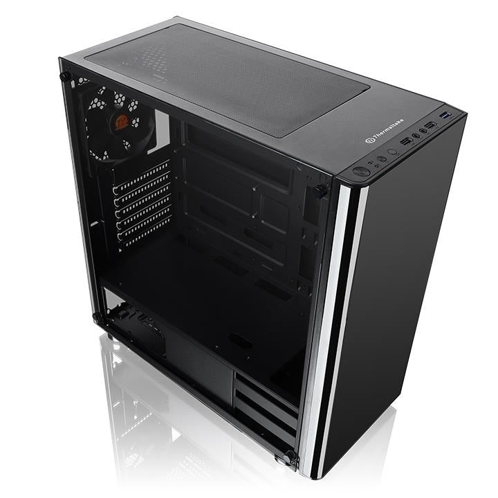 Gabinete Tmk V200 Thermaltake Ca-1K8-00M1Wn-00 Midi-Tower Pc Vidrio Spcc Atxmicro-Atxmini-Atx Negro