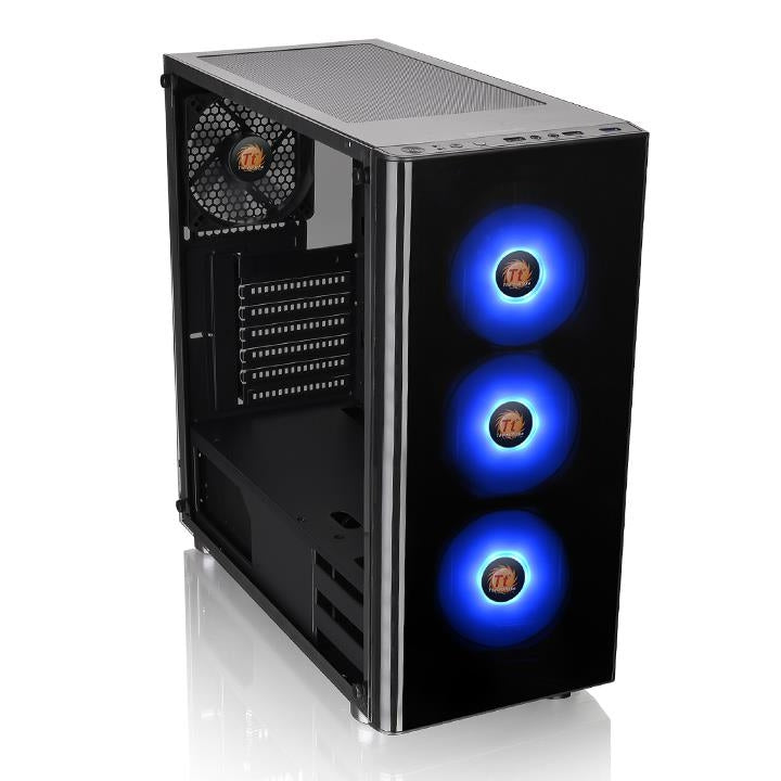 Gabinete Tmk V200 Thermaltake Ca-1K8-00M1Wn-01 Midi-Tower Pc Spcc Atx Micro-Atx Mini-Itx Negro