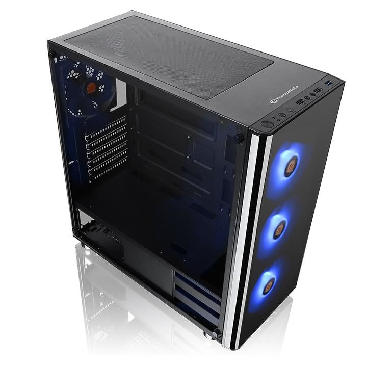 Gabinete Tmk V200 Thermaltake Ca-1K8-00M1Wn-01 Midi-Tower Pc Spcc Atx Micro-Atx Mini-Itx Negro