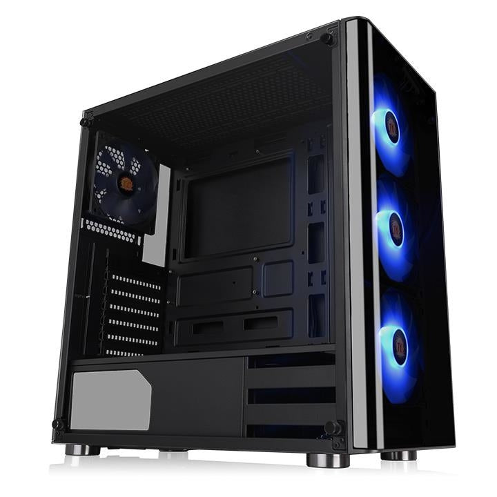 Gabinete Tmk V200 Thermaltake Ca-1K8-00M1Wn-01 Midi-Tower Pc Spcc Atx Micro-Atx Mini-Itx Negro