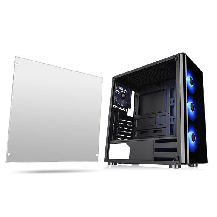 Gabinete Tmk V200 Thermaltake Ca-1K8-00M1Wn-01 Midi-Tower Pc Spcc Atx Micro-Atx Mini-Itx Negro