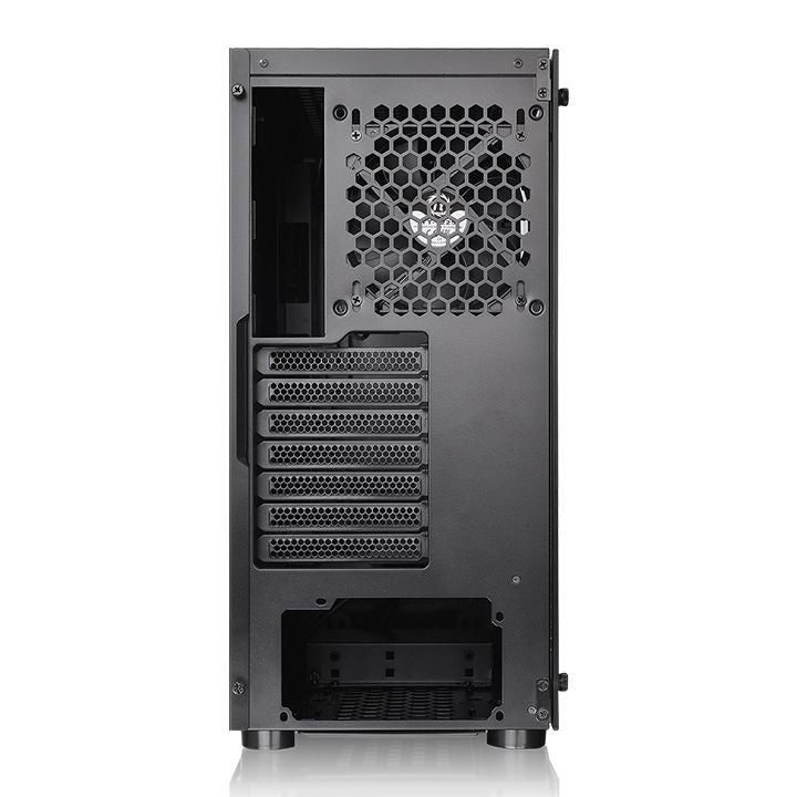 Gabinete Thermaltake H100 Tg Cristal Templado 4Mm Media Torre Spcc Atx Micro-Atx Mini-Atx Negro