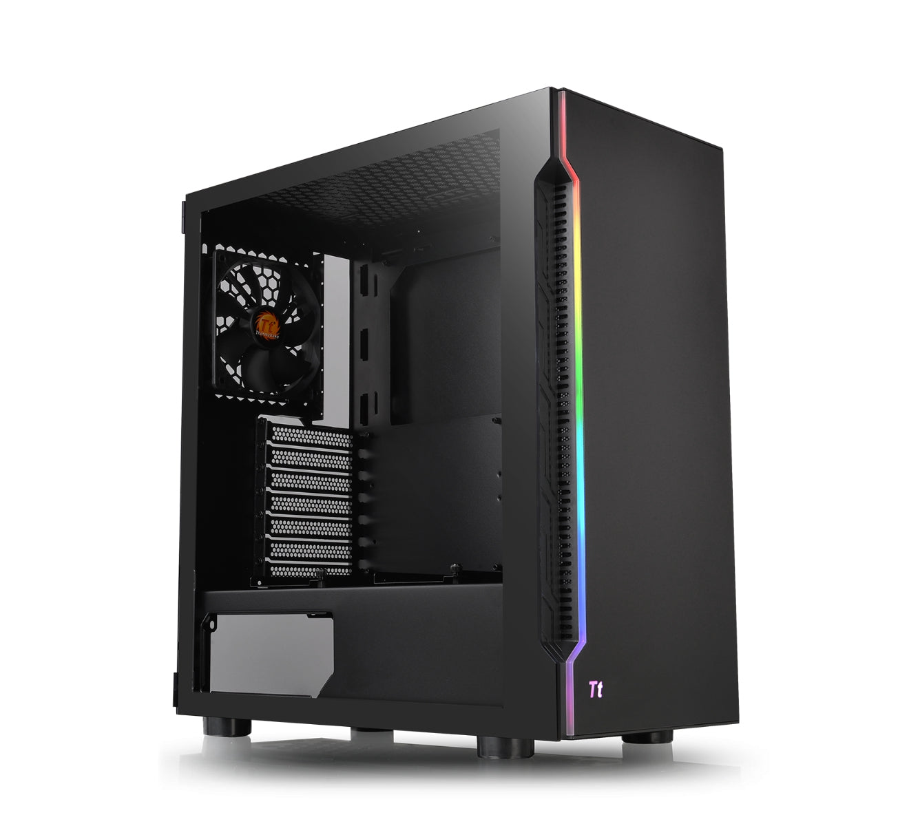 Gabinete Thermaltake H200 Media Torre Spcc Atxmicro-Atxmini-Atx Negro