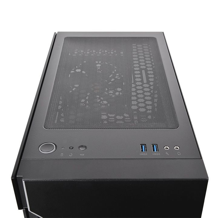 Gabinete Thermaltake H200 Media Torre Spcc Atxmicro-Atxmini-Atx Negro