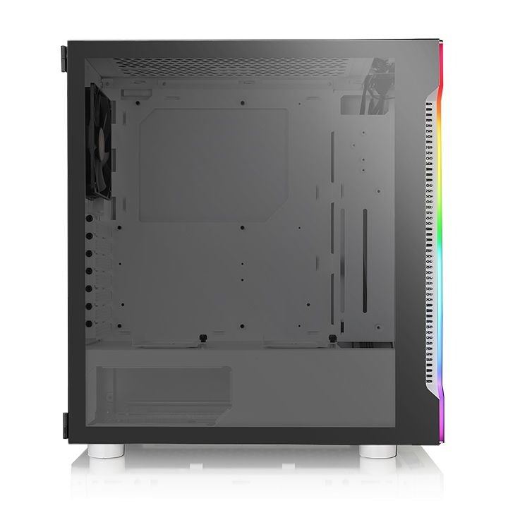 Gabinete Thermaltake H200 Blanco Media Torre Atx, Micro Atx, Mini Itx Cristal Templado Rgb Gamer