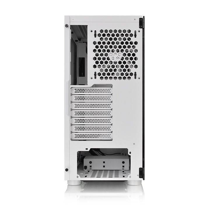 Gabinete Thermaltake H200 Blanco Media Torre Atx, Micro Atx, Mini Itx Cristal Templado Rgb Gamer