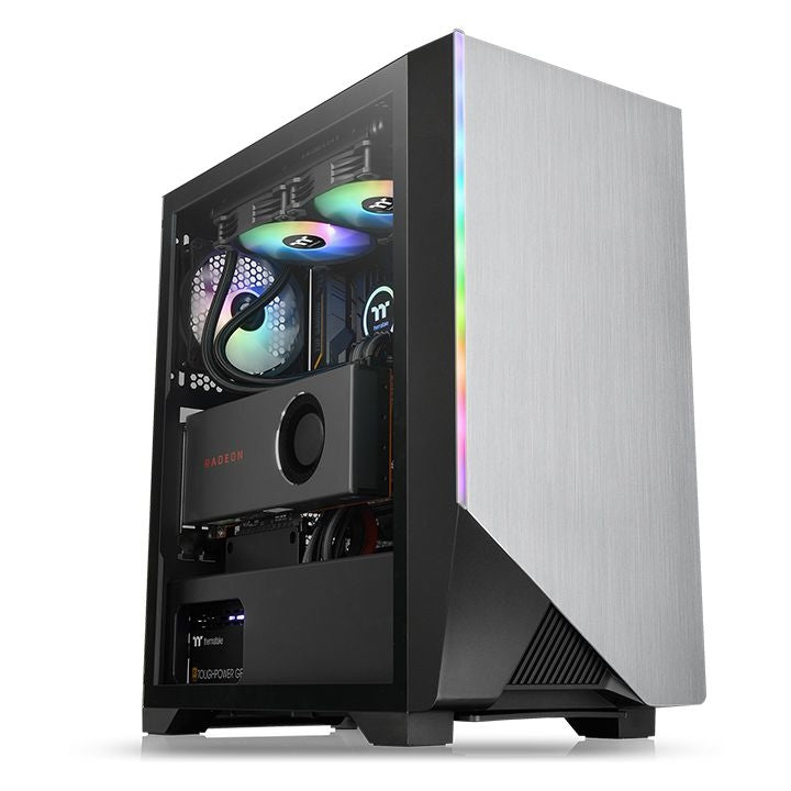 Gabinete Thermaltake H550 Tg Negro Media Torre  Mini Itx, Micro Atx, Atx, Cristal Templado, Argb,  Gamer