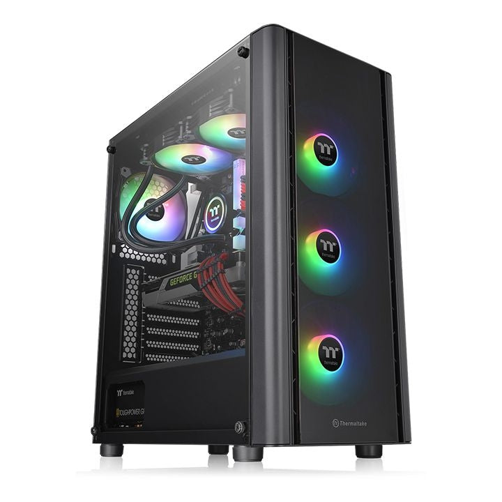 Gabinete Thermaltake V250 Tg Argb Midi-Tower Atx Micro-Atx Mini-Itx Negro