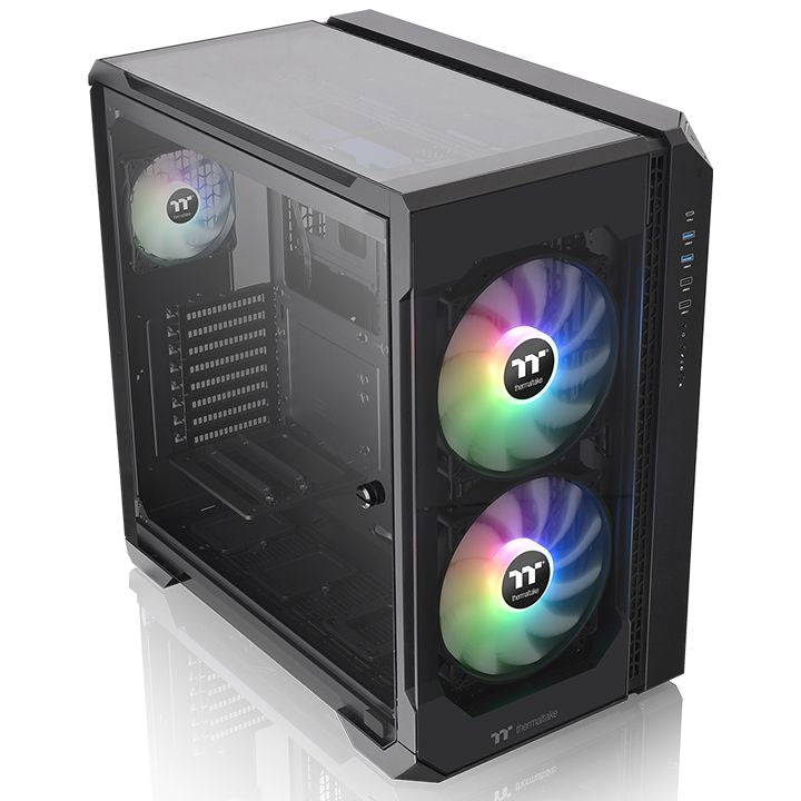 Gabinete Thermaltake View 51 Tg Argb Mini Itx Hasta E-Atx Negro