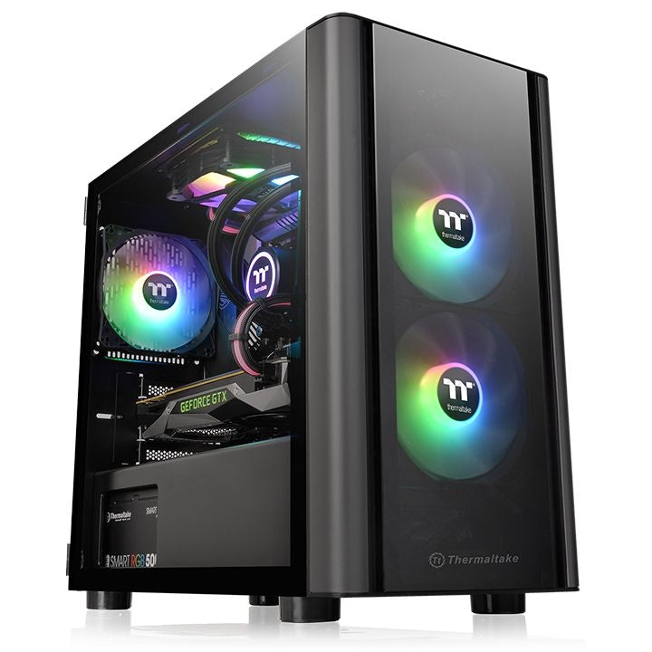 Gabinete Thermaltake V150 Tg Tg(Ca-1R1-00S1Wn-00) Color Negro