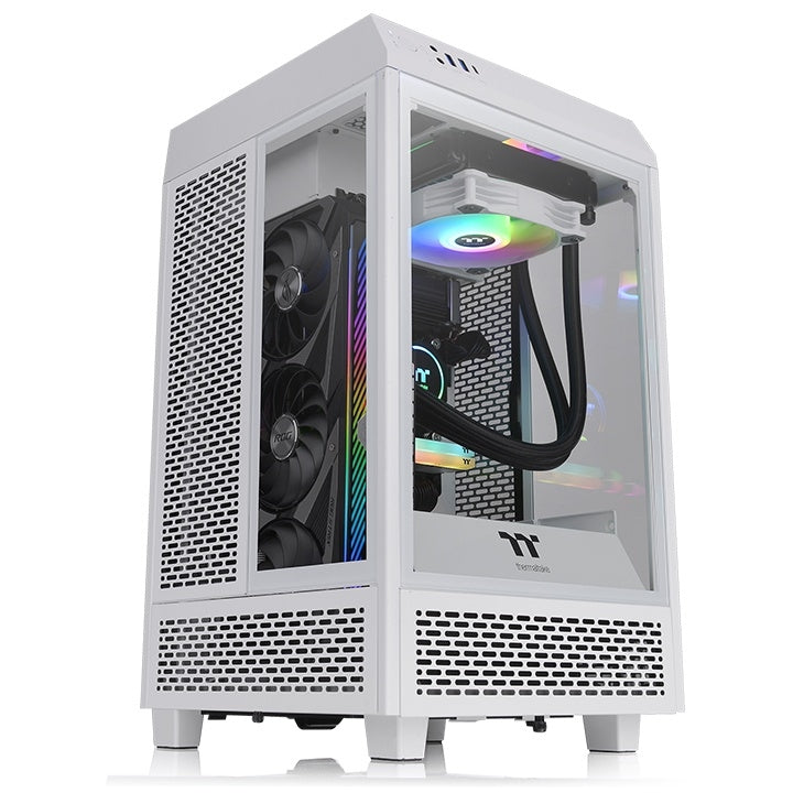 Gabinete Thermaltake Tower 100 Snow Mini Chassis Mini-Tower Mini-Itx Color Blanco