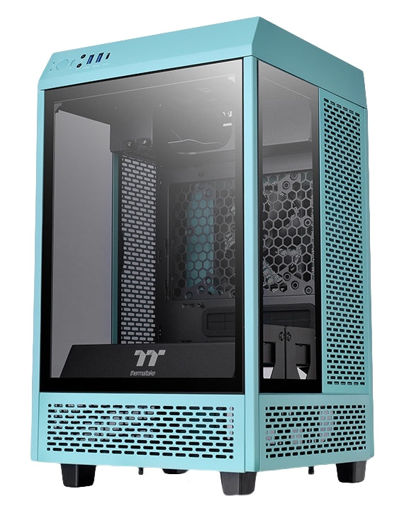 Gabinete Thermaltake Tower 100 Turquoise Mini Chassi Torre Mini-Itx Turquesa