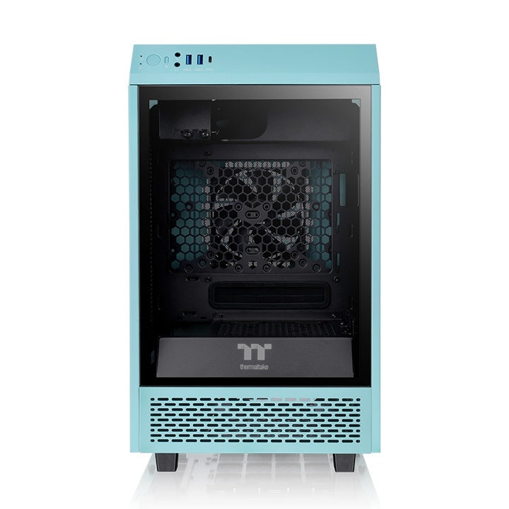 Gabinete Thermaltake Tower 100 Turquoise Mini Chassi Torre Mini-Itx Turquesa