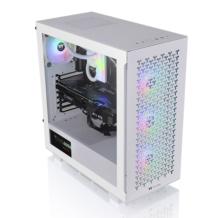 Gabinete Thermaltake V350 Tg Argb Air Mid-Torre Atx Micro Y Mini-Itx Color Blanco