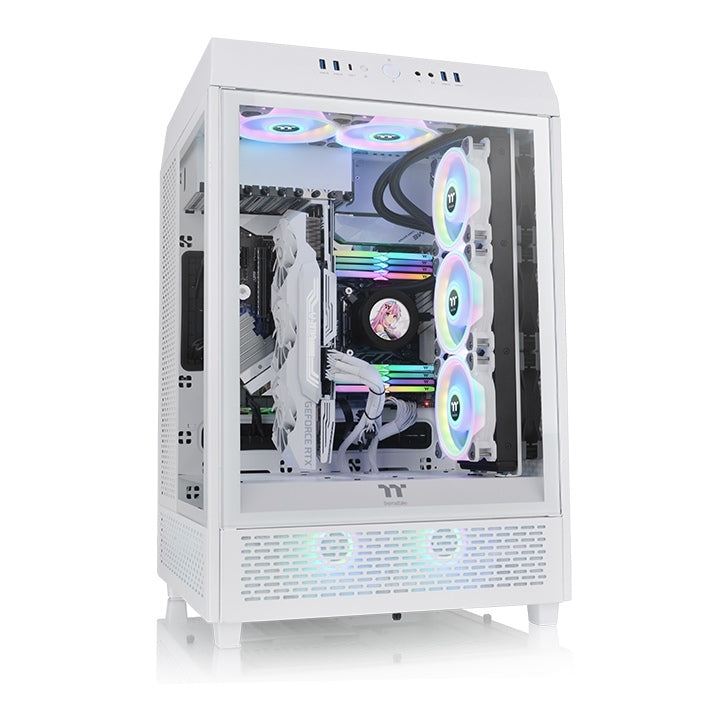 Gabinete Gaming Thermaltake Ca-1X1-00M6Wn-00 Tower 500 Snow(Ca-1X1-00M6Wn-00)