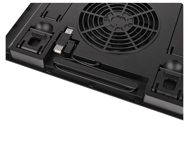 Base Enfriadora Thermaltake Massive A23/Para Notebook Hasta 16/Negra/ 1200 10 R.P.M