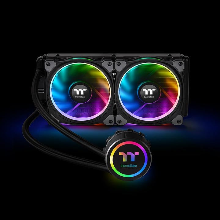 Enfriador Líquido Thermaltake Floe Riing Rgb 240 Tt Premium Edition Negro 500 - 1400 Rpm