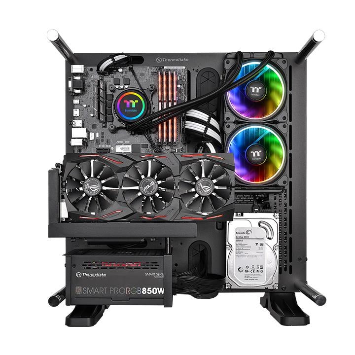 Enfriador Líquido Thermaltake Floe Riing Rgb 240 Tt Premium Edition Negro 500 - 1400 Rpm