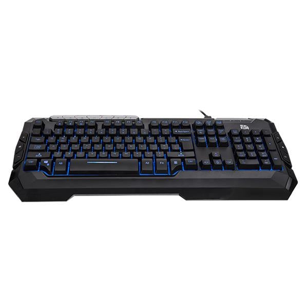 Kit Teclado Y Mouse Thermaltake Commander V2 /3 Led/Negro/Membrana/2500 Dpi/Usb