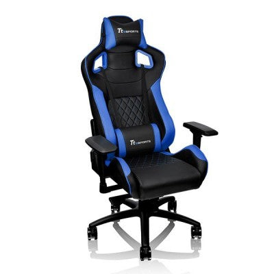 Silla Gaming Thermaltake Gc-Gtf-Blmfdl-01 Gamer Asiento Acolchado Negro/Azul