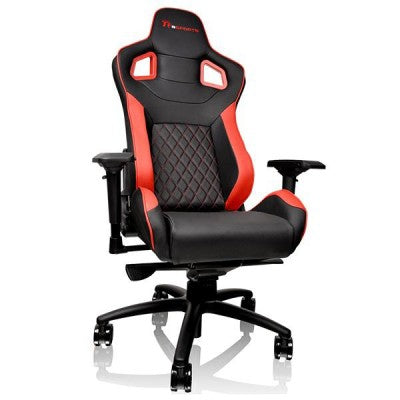 Silla Gaming Thermaltake Gc-Gtf-Brmfdl-01 Gamer Asiento Acolchado Negro/Rojo