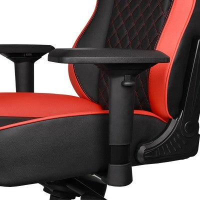 Silla Gaming Thermaltake Gc-Gtf-Brmfdl-01 Gamer Asiento Acolchado Negro/Rojo