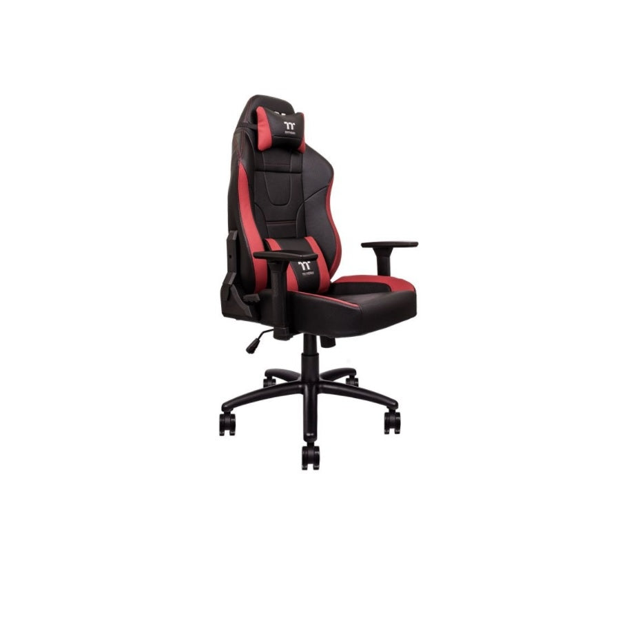 Silla Thermaltake U Comfort 2D Negro-Rojo Ergonomica Max 140Kg Reclinable 90-135 Alto Rendimiento Gamer