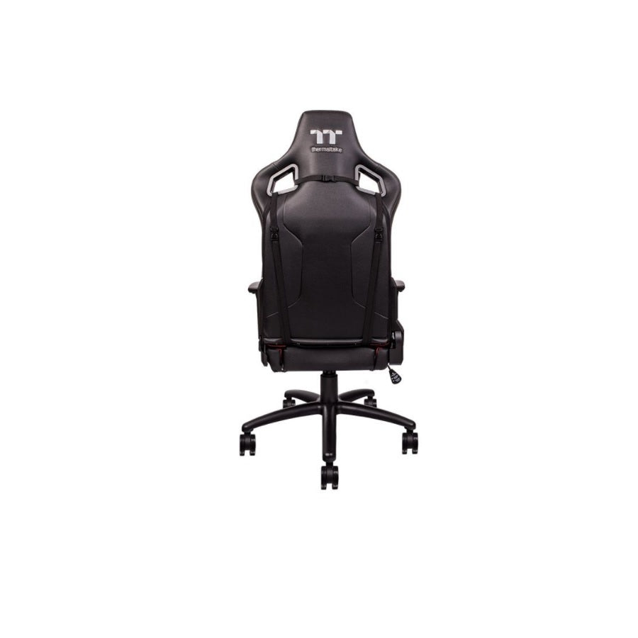 Silla Thermaltake U Fit 2D Negro-Rojo Ergonomica Max 140Kg Reclinable 90-135 Alto Rendimiento Gamer